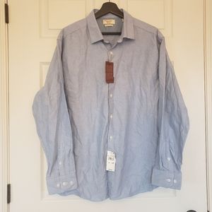 Penguin button up shirt chambray blue